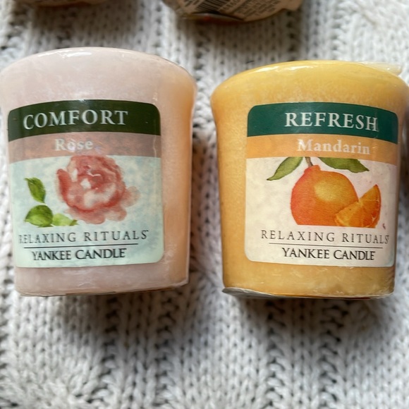 New unused 5 Yankee Candles votives Relaxing Rituals line. Retired. 5 scents - Picture 3 of 5
